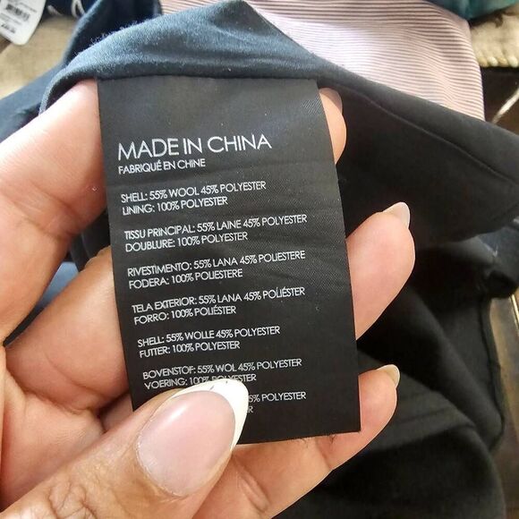 Club Monaco Women A-Line Cutaway Wool Midi Skirt Charcoal Size 4 $140 - Picture 10 of 11